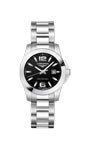 woman watch longines conquest collection steel 3