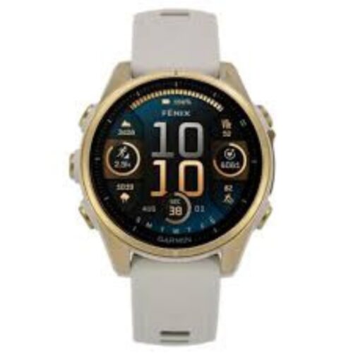 Garmin Fenix 8 Watch – 43mm – Titanium... - Rubber