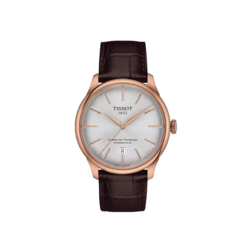 Tissot Chemin des Tourelles Powermatic 80 Watch - 39mm - Steel and Leather