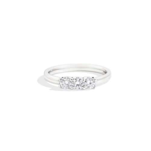 Anello donna Recarlo collezione Mafalda Trilogy - Oro bianco 18 kt - Diamanti