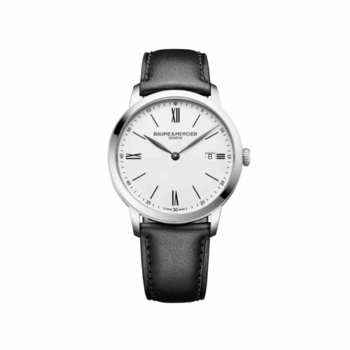 Baume & Mercier Classima Watch - 40mm - Quartz - Steel and Leather