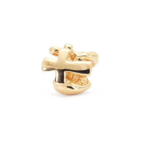 Ciondolo Trollbeads Fede Speranza e Carità – Oro Giallo 18kt