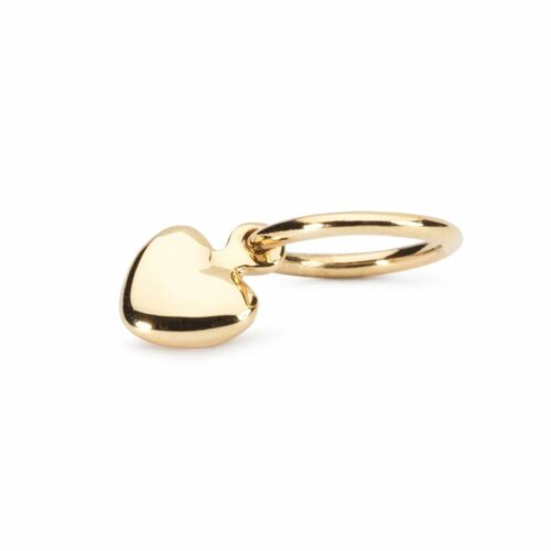 Ciondolo Trollbeads Mini Cuore - Oro Giallo 18kt