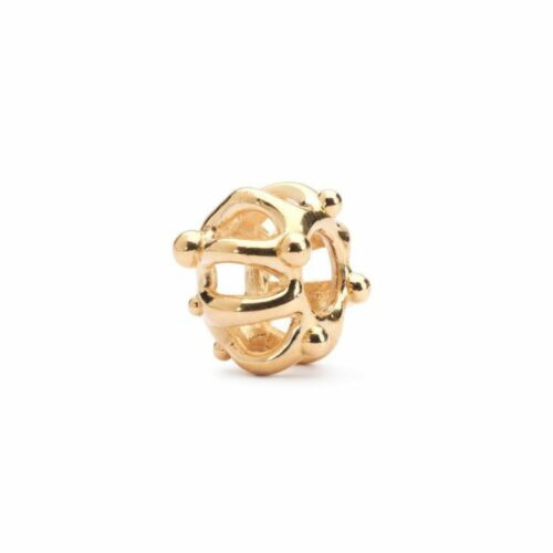 Ciondolo Trollbeads Trama Dorata – Oro Giallo 18kt