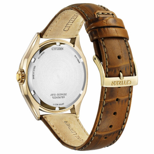 citizen-watch-man-elegant-steel--leather-eco-drive-AW1753-10A-back