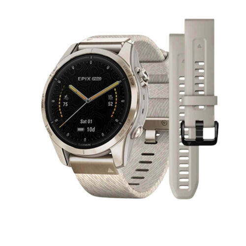 Orologio Garmin Epix Pro - Shappire Edition - 42mm - Acciaio e Silicone