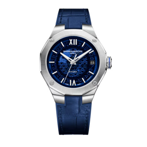 Orologio Baume e Mercier Riviera - Automatico- cassa Acciaio e cinturino Pelle- 39mm