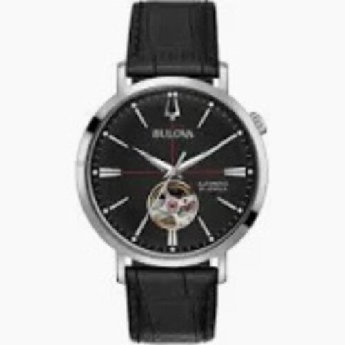 Orologio Bulova Aerojet Automatic - 41mm - Acciaio e Pelle