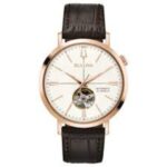 Orologio Bulova Aerojet - Automatico - 41mm - Acciaio e Pelle