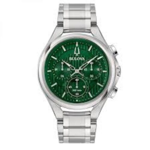 Bulova Curv Dress Watch – 44mm – Quartz Chronograph – Steel... - 