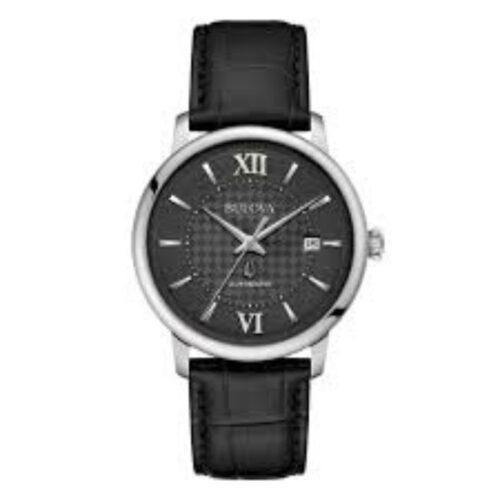 Orologio Bulova Hudson - Automatico - 39mm - Acciaio e Pelle