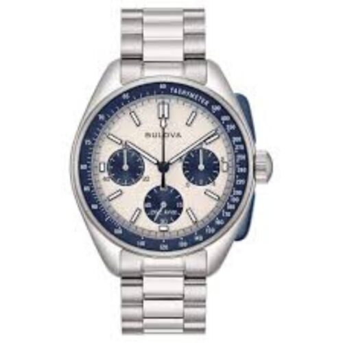 Orologio Bulova Lunar Pilot - 43mm - Crono al Quarzo - Acciaio