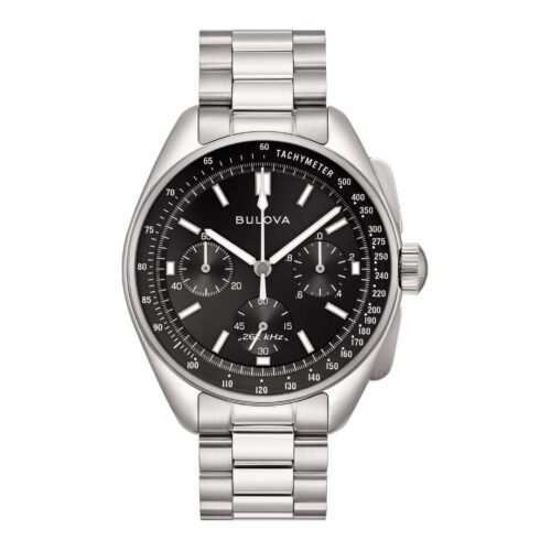 Orologio Bulova Lunar Pilot – 43mm – Crono al Quarzo – Acciaio... - Nero