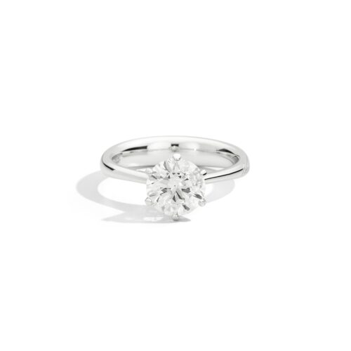 Recarlo Anniversary Six Solitaire – 18kt White Gold – Diamond... - 0.37