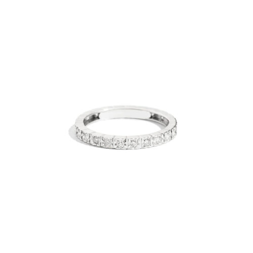 Veretta Recarlo Face Cube – Oro Bianco18kt – Diamanti
