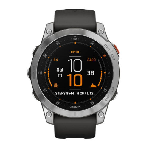Orologio Garmin Epix Gen 2 - 47mm - cassa Acciaio e cinturino Silicone