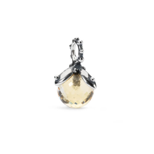 Ciondolo Trollbeads Quarzo Citrino – Argento e Quarzo