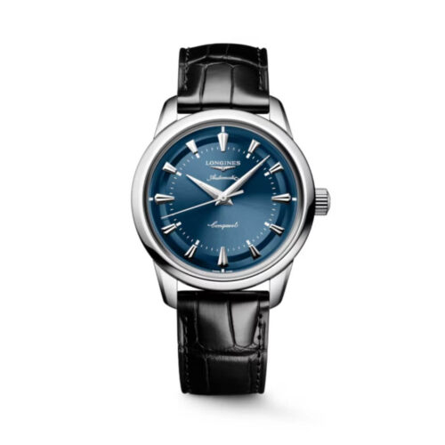 Orologio Longines Conquest Heritage - Automatico - 38mm - Acciaio e Pelle