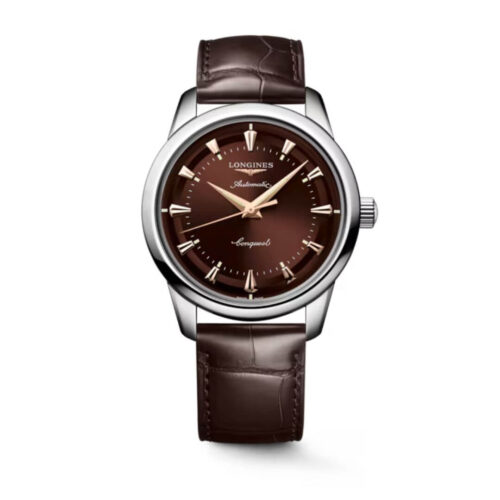 Orologio Longines Conquest Heritage - Automatico - 40mm - Acciaio e Pelle