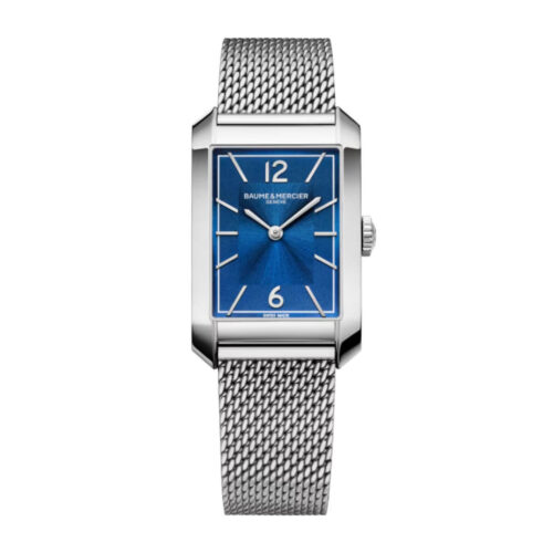 Orologio Baume e Mercier Hampton - Quarzo - cassa e cinturino Acciaio - 43x27
