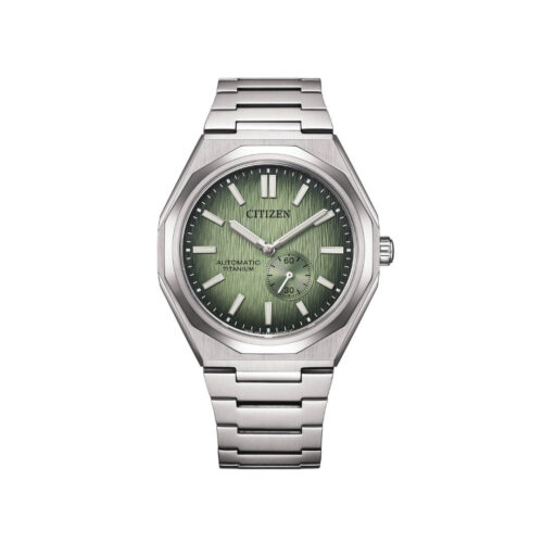 Citizen Zenshin 60 Watch – Automatic – 40mm – Super Titanium... - Green