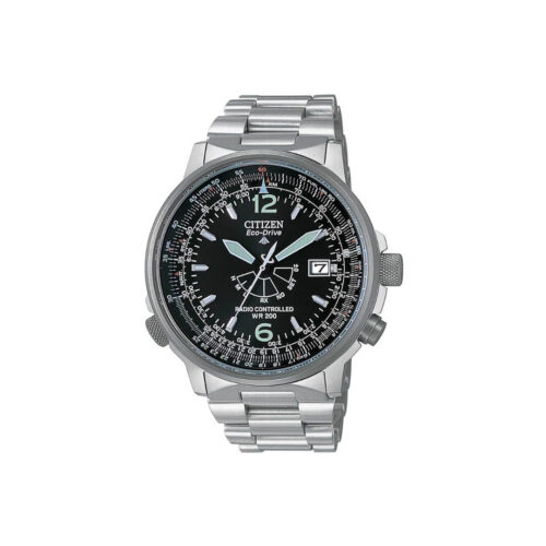 Orologio Citizen Pilot Radiocontrollato - 44mm - Eco Drive - Acciaio