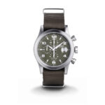 Orologio Locman Island Crono al Quarzo - cassa Acciaio e Titanio e cinturino Nylon - quadrante Verde