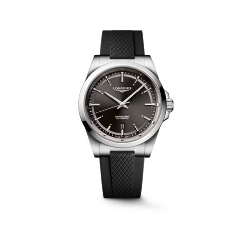 Orologio Longines Conquest - Automatico - 41mm - Acciaio e Silicone