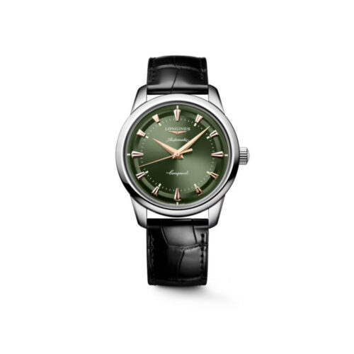 Orologio Longines Conquest Heritage - 40mm - Automatico - Acciaio e Pelle
