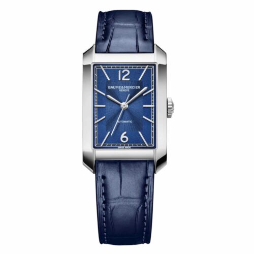 Orologio Baume e Mercier Hampton - Automatico - cassa Acciaio 43x27 e cinturino Pelle