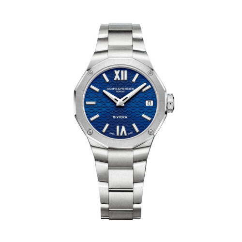 Orologio Baume e Mercier Riviera - Quarzo - cassa e cinturino Acciaio - 33mm