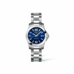 Woman watch LONGINES Conquest Collection - only Time Automatic - case (mm.29.5) and Steel strap - White dial