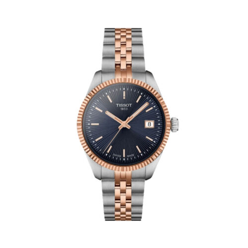 Orologio Tissot Ballade - 34mm - al Quarzo - Acciaio e PDV Oro Rosa