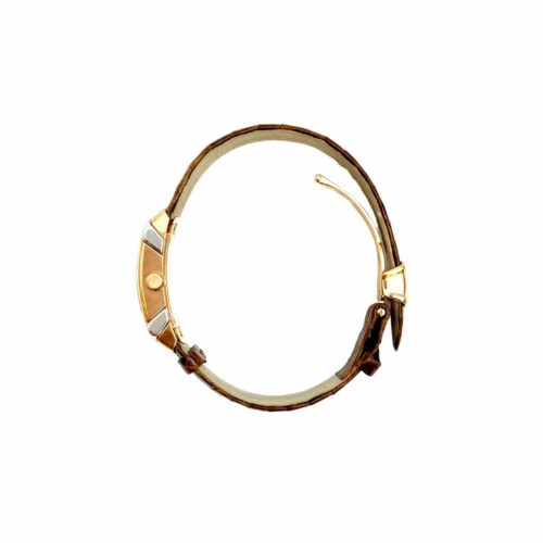 woman-watch-damiani-ego-collection-square-case-gold-leather-30000012-lateral