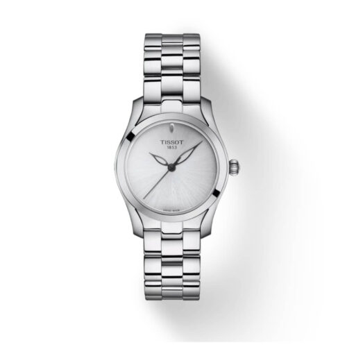 Orologio Tissot T-Wave - 30mm - al Quarzo - Acciaio - Silver