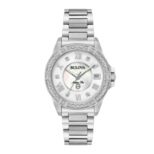 Orologio Bulova Marine Star Lady Diamonds – al Quarzo – 32mm – Acciaio... - Madreperla